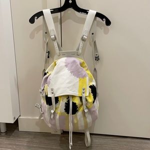 DVF Canvas and Leather strap Backpack